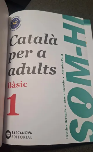 Som-hi! Bàsic 1. Català per a adults A2. Ed.2024