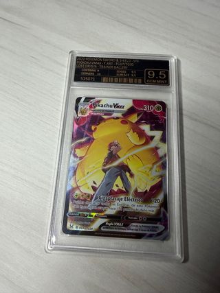 Carta Pikachu VMAX TG17 EG9.5