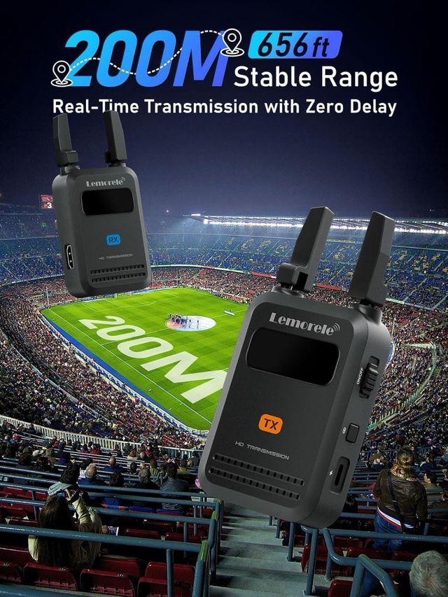 Transmisor y Receptor Vídeo Lemorele (1 TX a 4 RX)