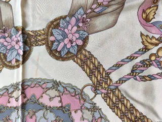 Foulard Vogue seta vintage