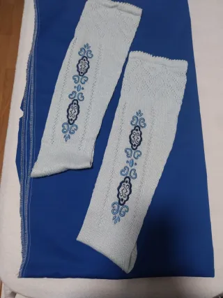 Medias Fallero Azul y Blanco