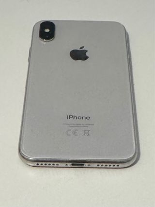 iPhone X 256GB argento
