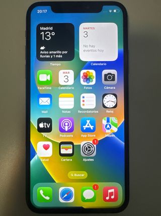 iPhone X 256GB argento
