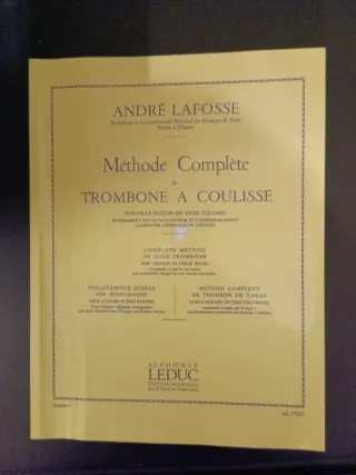 Método Completo Trombón Coulisse Lafosse