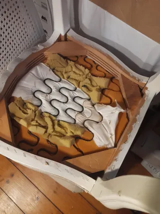 4 Sillas Rejilla Blancas Estilo Francés