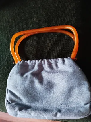 Bolso Vintage Morris Moskowitz Asas Lucite Años 50