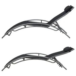 PACK 2 TUMBONAS GALAPAGOS TEXTILENO NEGRO