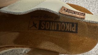 Sandalias Pikolinos Beige y Verde