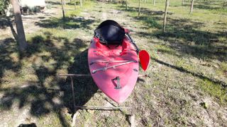 Kayak Rojo 4m con Remo