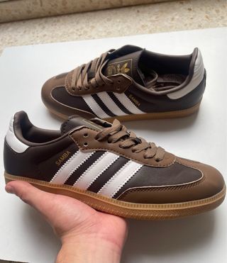 Adidas Samba Marrones/Blancas Talla 40