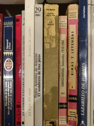 33 libros de clásicos españoles