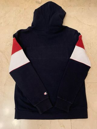 Sudadera Champion Vintage Azul y Roja