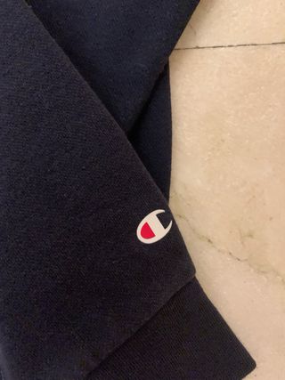 Sudadera Champion Vintage Azul y Roja