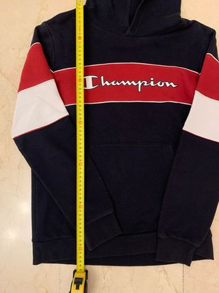 Sudadera Champion Vintage Azul y Roja