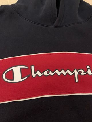 Sudadera Champion Vintage Azul y Roja