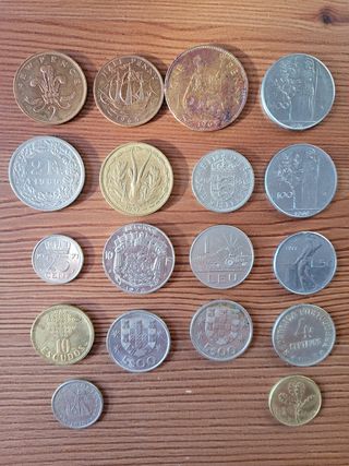 Lote monedas antiguas España y Europa