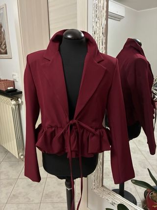 Giacca donna con volant