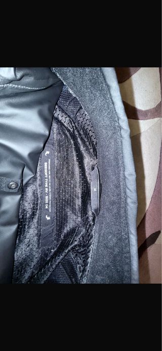 Chaqueta moto hombre negra