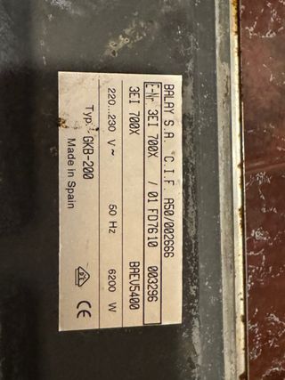 Horno aspes y vitrocerámica + horno electrico