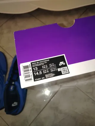 Scarpe Nike SB Vertebrae Blu/Nero