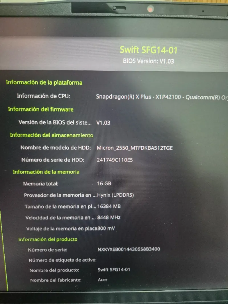 Acer Swift Go 14 AI afbeelding 6