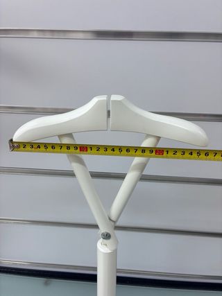 Perchero escaparate infantil blanco