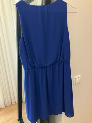 Vestido azul Mango