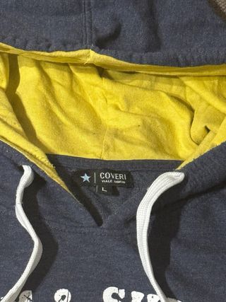 Felpa Coveri Uomo Blu Giallo Taglia L