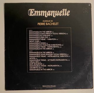 EMMANUELLE -1ª Edición Original Francesa Vinilo LP