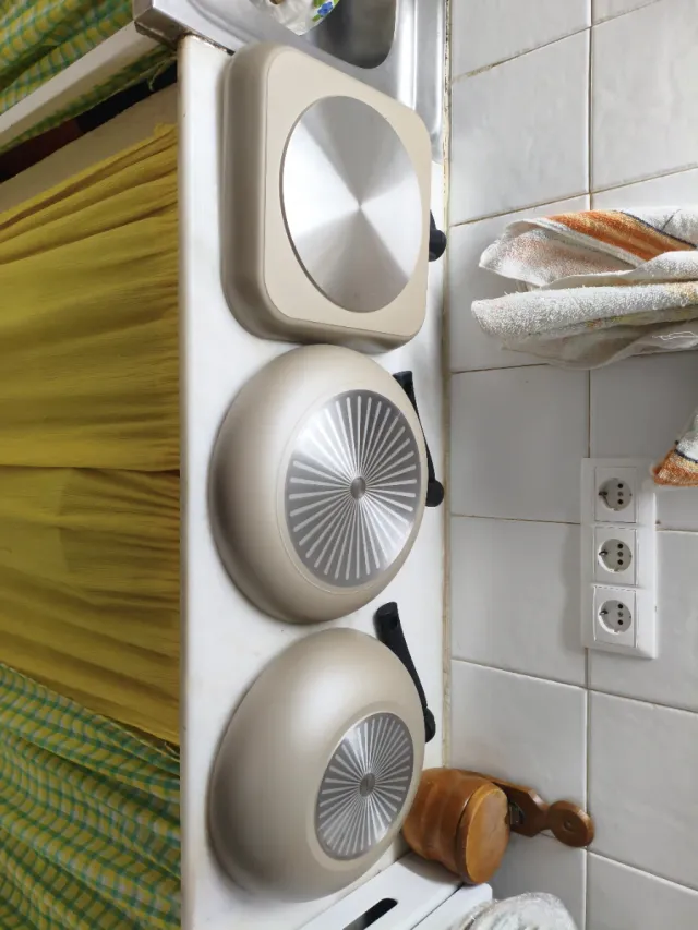 Lote 3 sartenes Moneta cerámica