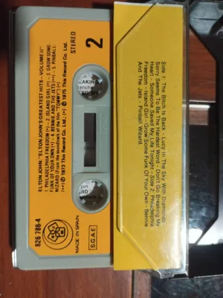 Elton John's Greatest Hits Vol. II Cassette