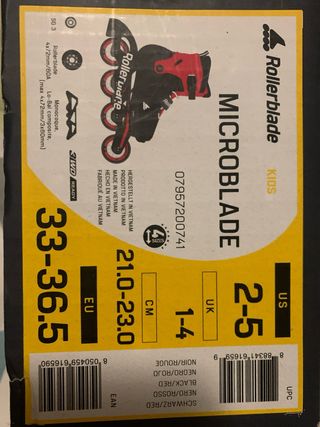 Patines Rollerblade Microblade Talla 36-40