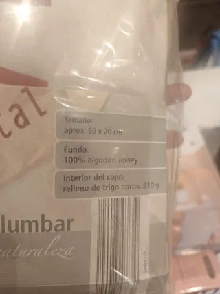 Cinturón lumbar WohlVital semillas