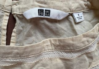 Blusa amarillo mantequilla Uniqlo