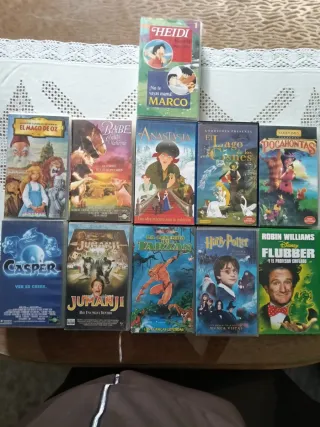 Lote Películas VHS Infantiles Variadas