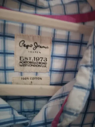 Lote 2 Camisas Pepe Jeans Cuadros Azul/Blanco