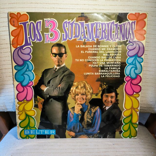Los 3 Sudamericanos LP Vinilo Belter 1968