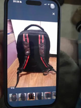 Mochila High Sierra Negra y Marrón Camuflaje