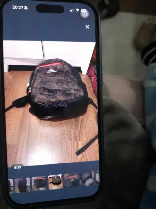 Mochila High Sierra Negra y Marrón Camuflaje