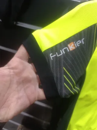 Maillot Ciclismo Niños Funkier Amarillo