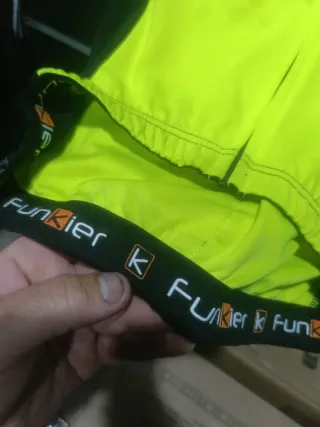 Maillot Ciclismo Niños Funkier Amarillo