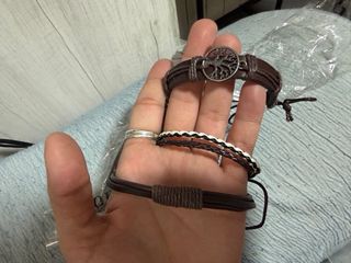 Conjunto Reloj y Pulseras Marrones