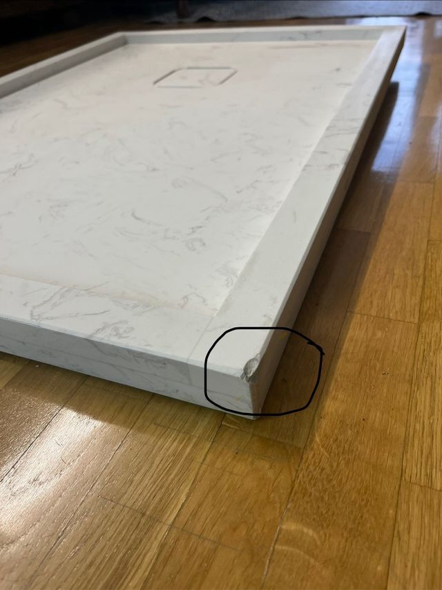 Plato de ducha 100x70 calacata