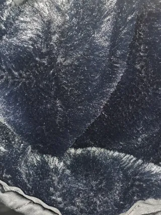 Abrigo Zara Niña Negro con Capucha