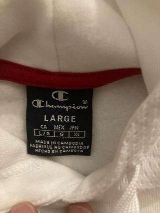 Sudadera Champion Blanca