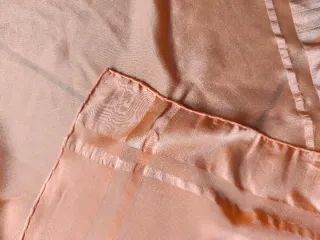 Foulard seta vintage oro/arancio