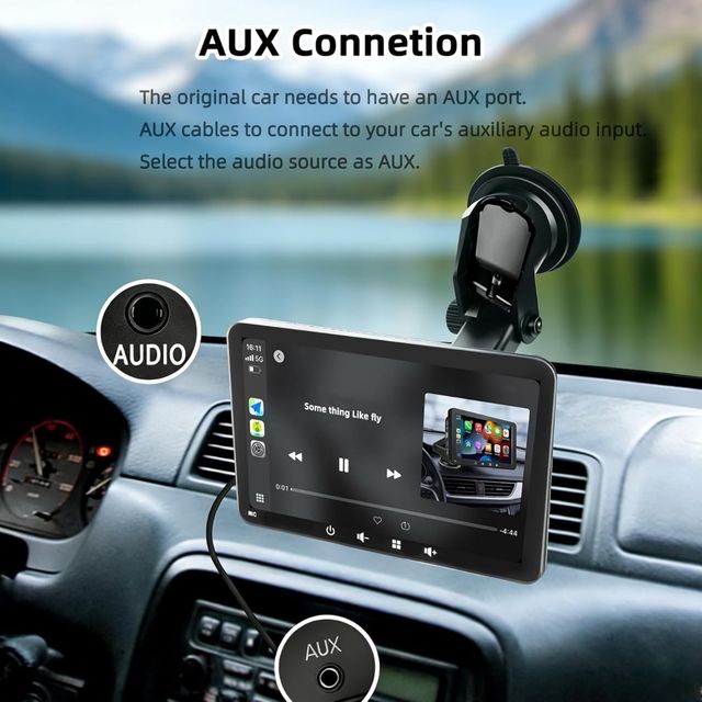 Pantalla Coche 7 Carplay Android Auto