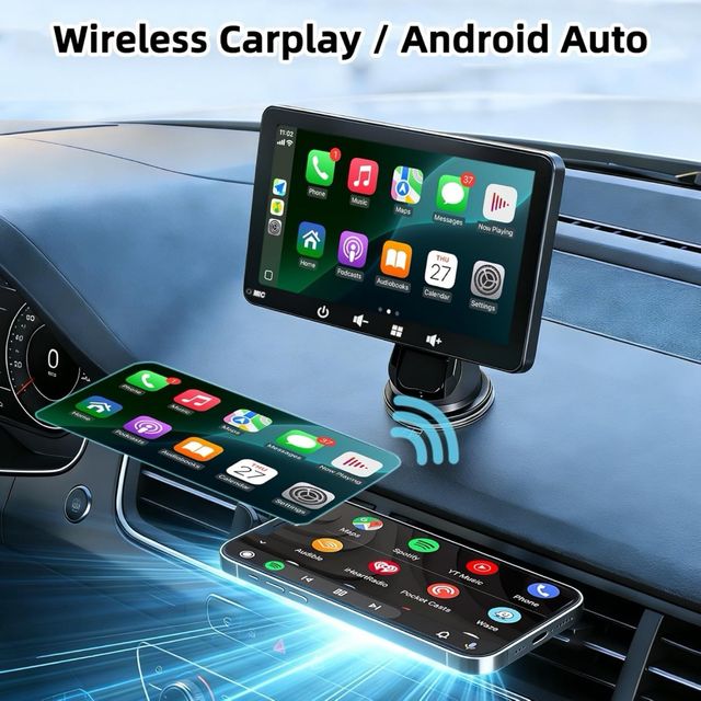 Pantalla Coche 7 Carplay Android Auto