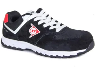Zapatos de seguridad Dunlop negro/rojo talla 40
