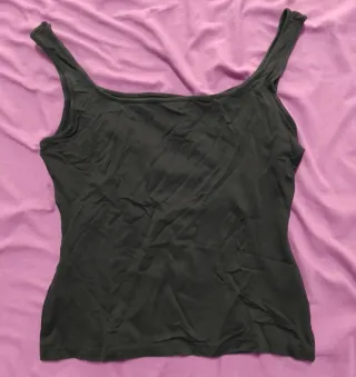 Camiseta de tirantes negra